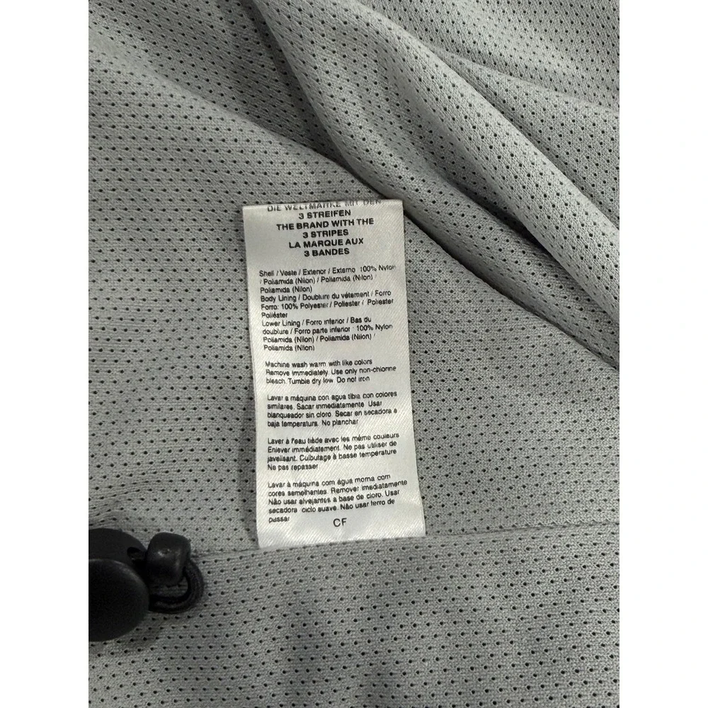 Adidas Mens 2XL Chicago‎ Cubs Mesh Lined Windbreaker Jacket Navy Blue Full Zip